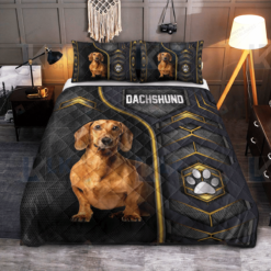 Dachshunds Quilt Bedding Set