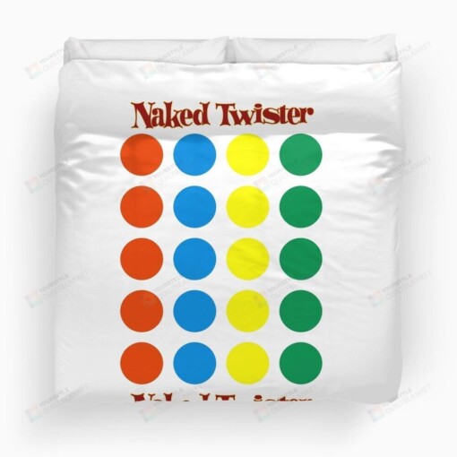 Naked Twister Duvet Cover Bedding Set