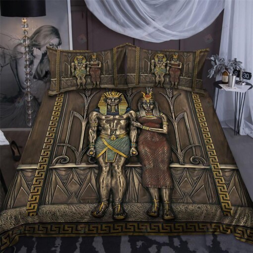 Ancient Egyptian Pharaoh  Duvet Cover Bedding Set