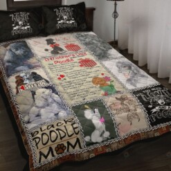 Poodle Quilt Bedding Set