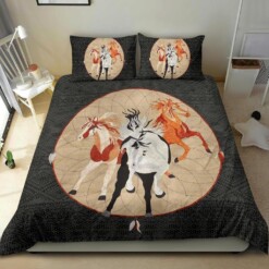 Horses Cotton Bed Sheets Spread Comforter Duvet Cover Bedding Sets