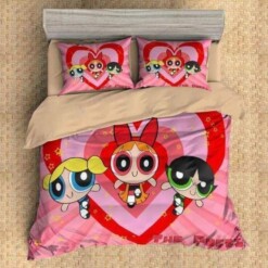 The Powerpuff Girls Duvet Cover Bedding Set