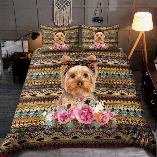 Yorkshire Terrier Bedding Set Bed Sheets Spread Comforter Duvet Cover Bedding Sets