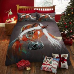 Horse Bed Sheets Duvet Cover Bedding Set