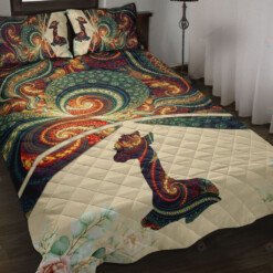 Giraffe Quilt Bedding Set