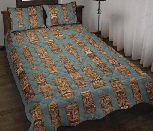 Tiki The First Man Bedding Set (Duvet Cover & Pillow Cases)