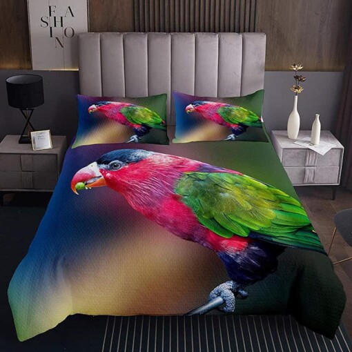 Beautiful Parrot Bedding Set Bed Sheets Spread Comforter Duvet Cover Bedding Sets