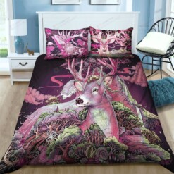 Moose Cotton Bed Sheets Spread Comforter Duvet Cover Bedding Sets