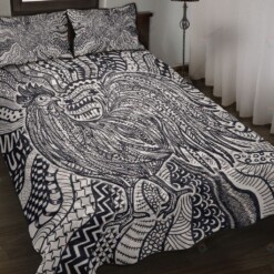 Chicken Farm Monochrome Style Quilt Bedding Set