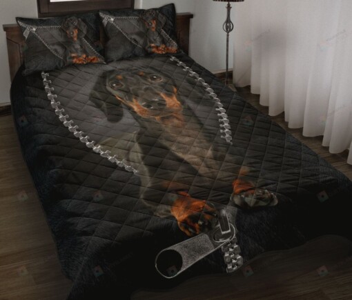 Dachshund Quilt Bedding Set