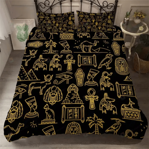 Ancient Egypt Culture Duvet Cover Bedding Set