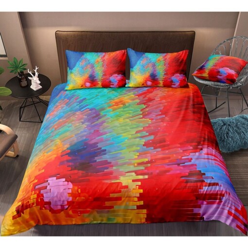 Colorful Bedding Set Bed Sheets Spread Comforter Duvet Cover Bedding Sets