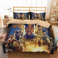 3d Black Panther Duvet Cover Bedding Set