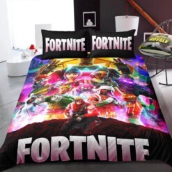 3D Fortnite Logo Duvet Cover Bedding Set