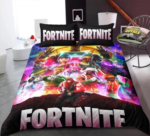 3D Fortnite Logo Duvet Cover Bedding Set