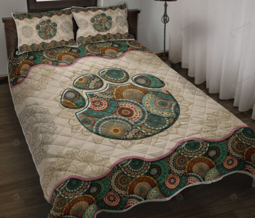 Elephant Vintage Mandala Quilt Bedding Set