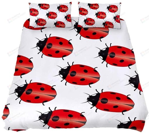 Ladybug Bed Sheet Duvet Cover Bedding Sets