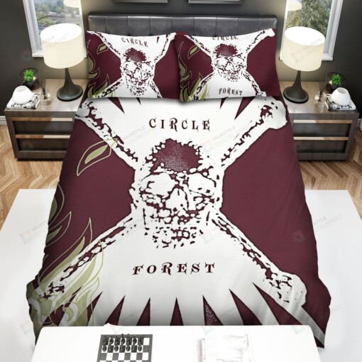Circle Band, Forest Bed Sheets Spread Duvet Cover Bedding Sets