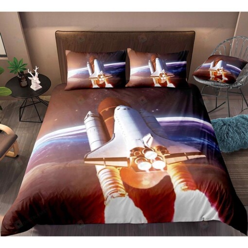 Carrier Rocket Bedding Set Bed Sheets Spread Comforter Duvet Cover Bedding Sets