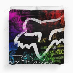 Fox Racing Poster Duvet Cover Bedding Set