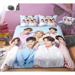 Got7 Kpop Boygroup Bedding Set Bed Sheets Spread Comforter Duvet Cover Bedding Sets