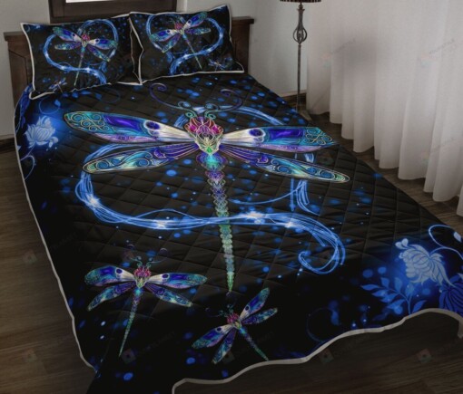 Dragonfly Heart Smoking Quilt Bedding Set