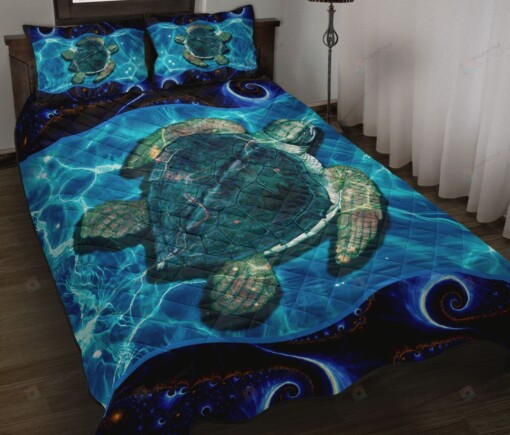 Turtle Quilt Bedding Set