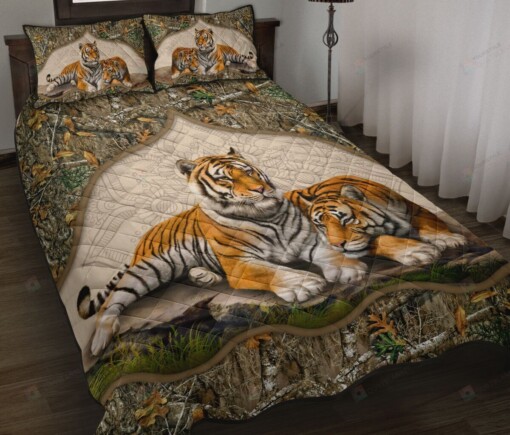 Tiger Quilt Bedding Set