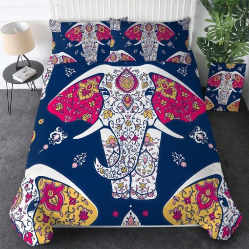 Bohemian Mandala Elephant Bed Sheets Duvet Cover Bedding Sets