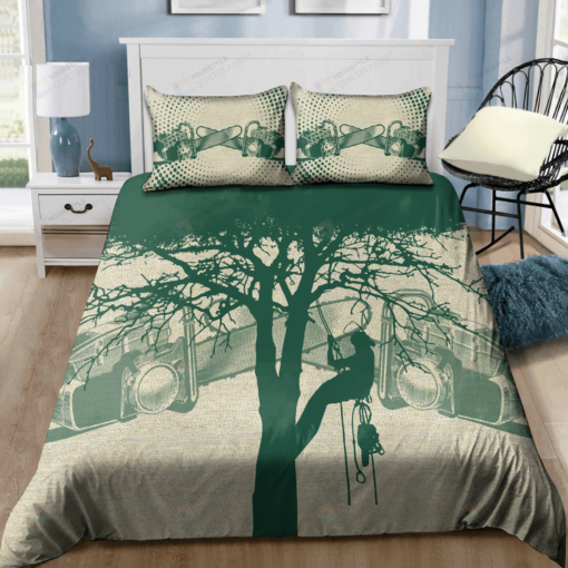 Arborist Bedding Set Cotton Bed Sheets Spread Comforter Duvet Cover Bedding Sets