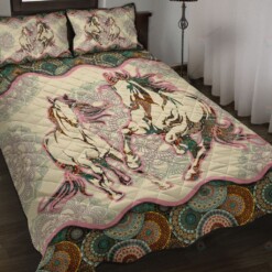 Horse Quilt Bedding Set