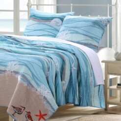 Beach Cotton Bed Sheets Spread Comforter Duvet Cover Bedding Sets