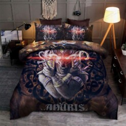 Ancient Egypt Anubis God Duvet Cover Bedding Set