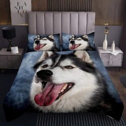 Huskey Bedding Set Bed Sheets Spread Comforter Duvet Cover Bedding Sets