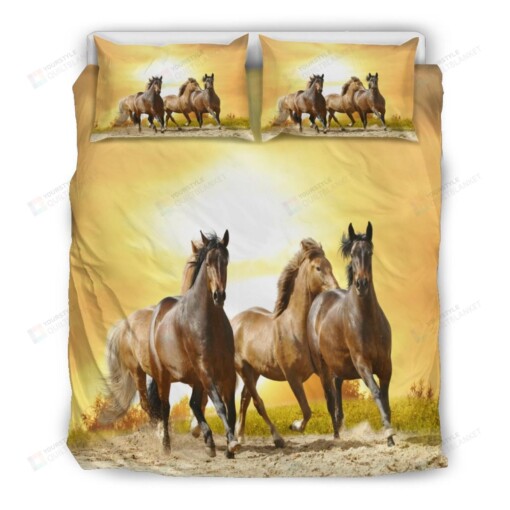 Brumby Horse Lovers Bedding Set Bed Sheets Spread Comforter Duvet Cover Bedding Sets
