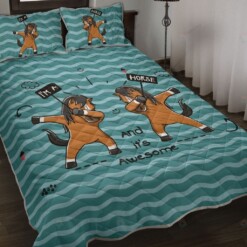 Horse Im A Horse Quilt Bedding Set