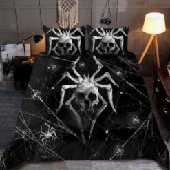 Spider Skull  Duvet Cover Bedding Set