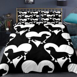 Dachshund Cotton Bed Sheets Spread Comforter Duvet Cover Bedding Sets