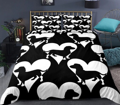 Dachshund Cotton Bed Sheets Spread Comforter Duvet Cover Bedding Sets