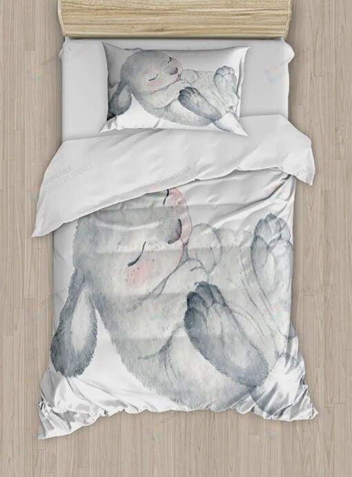 Rabbit Bed Sheet Duvet Cover Bedding Sets