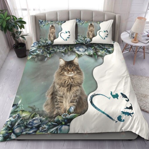 Maine Coon Duvet Cover Bedding Set