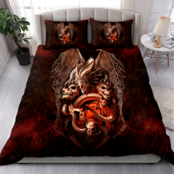 Dragon Bed Sheets Spread Duvet Cover Bedding Set