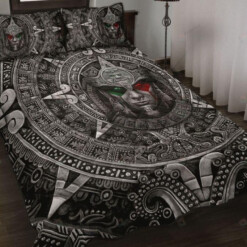 Aztec Warrior Mexican Quilt Bedding Set