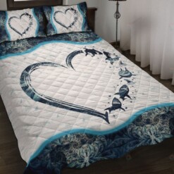 Shark Heart Quilt Bedding Set