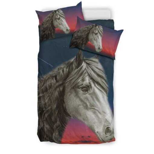 Horse Print Bedding Sets Bed Sheets Spread Comforter Duvet Cover Bedding Sets