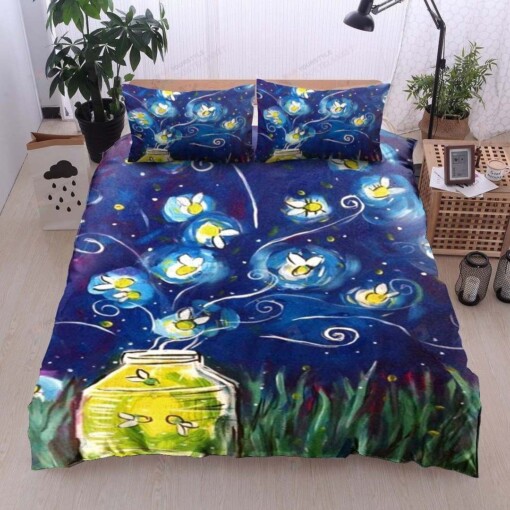 Firefly Cotton Bed Sheets Spread Comforter Duvet Cover Bedding Sets