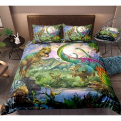 Dinosaurs Bedding Set Bed Sheets Spread Comforter Duvet Cover Bedding Sets