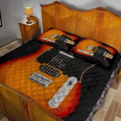 Electric Guitar Quilt Bedding Set