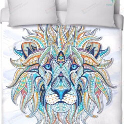 Lion Cotton Bed Sheets Spread Comforter Duvet Cover Bedding Sets