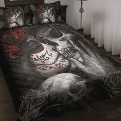 Skull Quilt Bedding Set